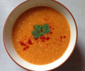 Roasted Sweet Corn and Tomato Soup