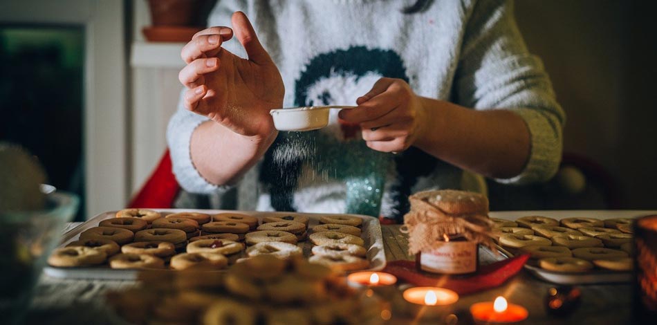 baking for Christmas